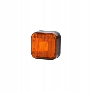 Lampka obrysowa 4x LED 12V 24V POMARAŃCZ + ODBLASK