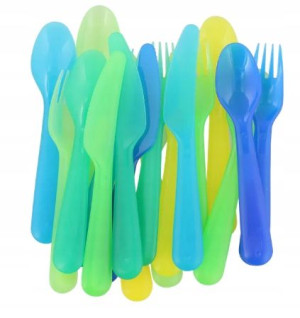 Sztućce Plastikowe Dla Dzieci 18x Łyżeczka Widelec