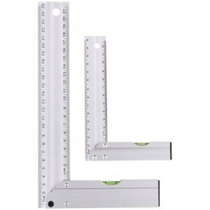 Zestaw Kątowników Poziomica 2 Szt 15 Cm 25cm Mocne