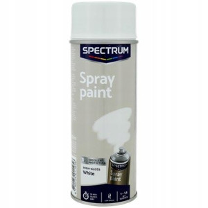 Farba W Sprayu Lakier Biały 400ml Do Bombek Ozdób