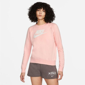 Bluza Nike Sportswear Essential Women's Fleece Crew BV4112 611 - RÓŻOWY; M