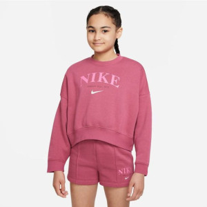 Bluza Nike Sportswear  Trend FLC Crew DV2563 633 - RÓŻOWY; S (128-137)