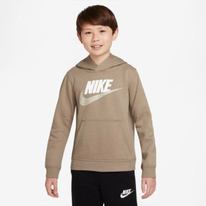 Bluza Nike Sportswear Club Fleece CJ7861 247 - BRĄZOWY; S (128-137)