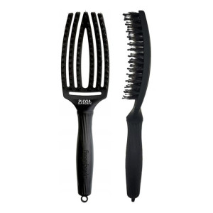 Olivia Garden Fingerbrush Combo Full Black Medium