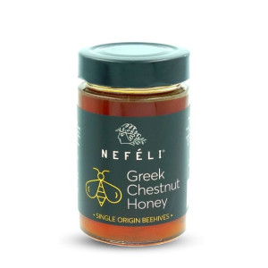 Grecki miód naturalny kasztanowy 270g Nefeli