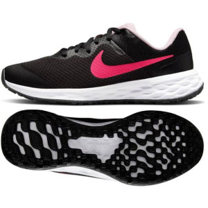 Buty do biegania Nike Revolution 6 Jr DD1096 007 - CZARNY; 36