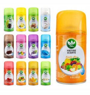 12 x Odświeżacz powietrza spray mix wkład automat