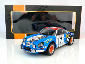 Alpine Renault A110 #7 3rd Tour de Corse 1973 IXO 1:18