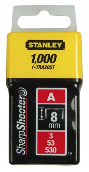 Zszywka Stalowa Stanley A 5/53/530 8mm 1000 Sztuk