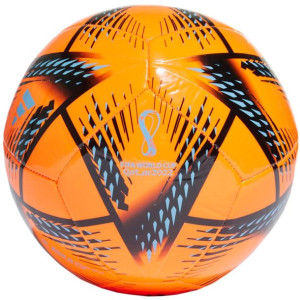Piłka nożna adidas al rihla club ball pomarańczowa h57803