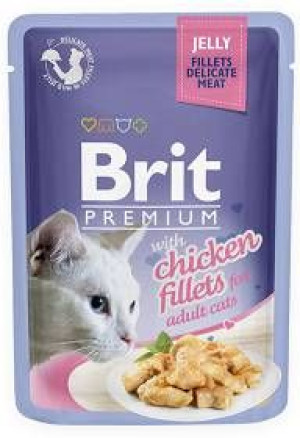 Brit Premium Cat Pouch 85g Chicen Fillets