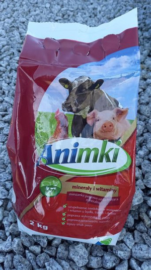 Animki minerały i witaminy De Heus, bydło, trzoda, drób 2kg
