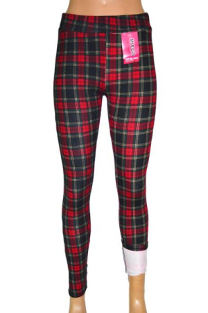 81903 getry legginsy na jesień KRATKA - XL/XXL