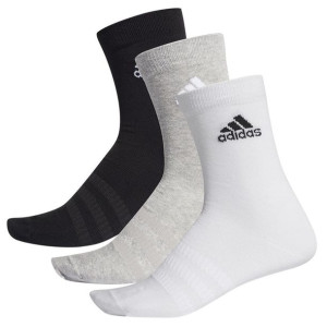 Skarpety adidas Light Crew 3 pary DZ9392 - BIAŁY; 37-39