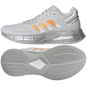 Buty do biegania adidas Duramo 10 GX0716 - BIAŁY; 41 1/3