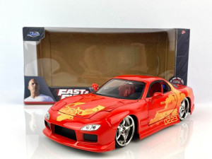 Mazda RX-7 1995 The Fast & The Furious II Red/Yellow Jada 1:24