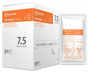 Rękawice lateksowe dermagel coated EO PF 50par 7.5