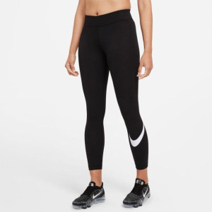 Legginsy Nike Sportswear Essential SWOOSH CZ8530 010 - CZARNY; S