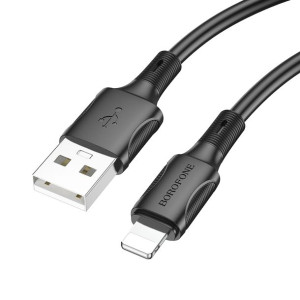 Borofone Kabel BX80 Succeed USB na Lightning 2,4A 1 metr czarny