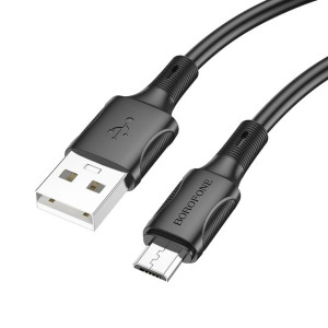 Borofone Kabel BX80 Succeed USB na micro USB 3A 1 metr czarny
