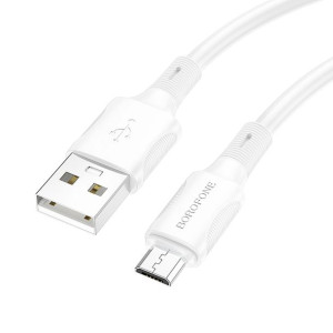 Borofone Kabel BX80 Succeed USB na micro USB 3A 1 metr biały