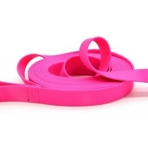 Kendog Smycz Treningowa PVC/TPU Wodoodporna 16 mm / 5 Metrów Neonowy Róż
