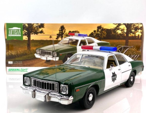 Plymouth Fury Capitol City Police 1975 green/white Greenlight 1:18