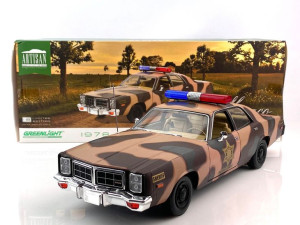 Dodge Monaco Hazzard County Sheriff camouflage - 1978 Greenlight 1:18