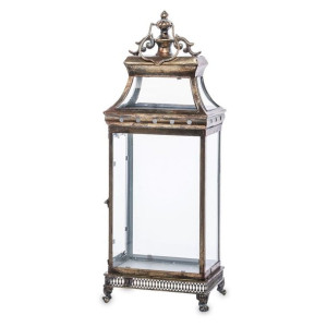 Elegancki Złoty Lampion - Wysokość 70 cm