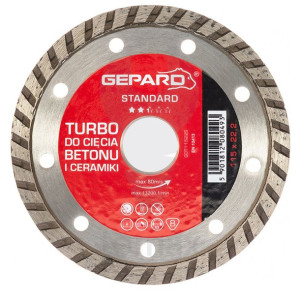 Tarcza diamentowa turbo 115 STANDARD GEPARD
