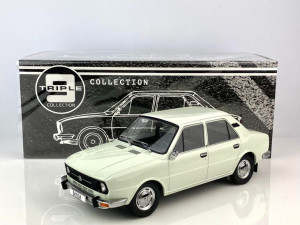 Skoda 105l 1976 White Triple9 1:18