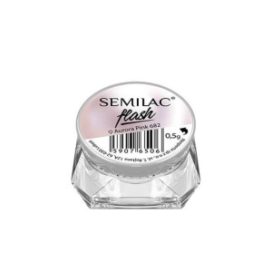 Semilac Flash Aurora Pink 682 PYŁEK DO ZDOBIEŃ