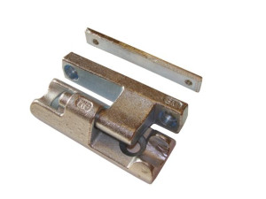 Zawias burty aluminiowej L120 - kpl z podkładką