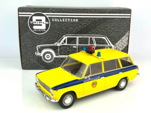 Lada 2102 USSR Police Triple9 1:18