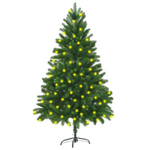 Sztuczna choinka z lampkami LED, 180 cm, zielona