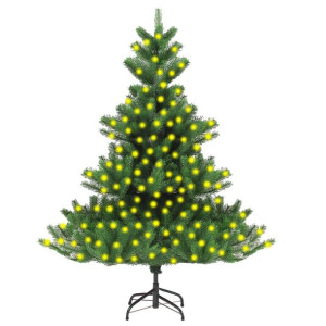 Sztuczna jodła kaukaska z lampkami LED, zielona, 240 cm