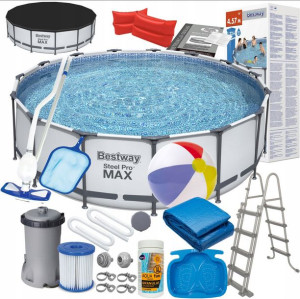 Basen stelażowy 457x122cm 15w1 Bestway 56438