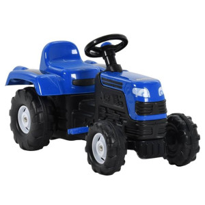 Traktor dziecięcy z pedałami, niebieski