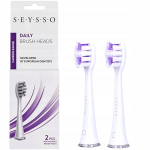 SEYSSO białe końcówki Daily do szczoteczki BASIC