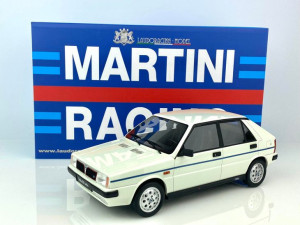 Lancia Delta 1600 HF Turbo White Laudoracing 1:18