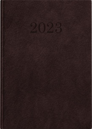 Kalendarz książkowy A4 na 2023 TOP2000 Standard brązowy
