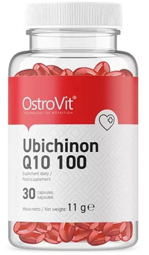 Koenzym Q10 - Ubichinon Q10 - serce100 mg - 30 kapsułek - serce - Ostrovit