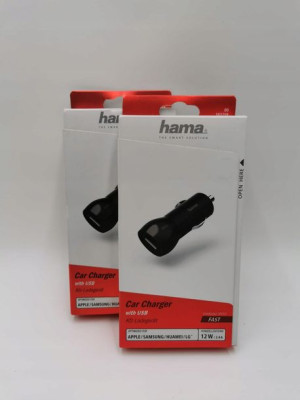 Ładowarka samochodowa USB Hama 2400 mA