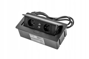 Gniazdo Wpuszczane Chowane W Blat Nablatowe Usb Ae-pbsuc2gu-20n