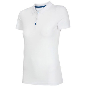Koszulka polo 4F NOSH4-TSD008 10S - BIAŁY; S