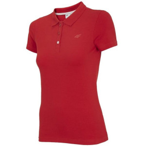 Koszulka polo 4F NOSH4-TSD008 62S - CZERWONY; S