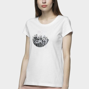 T-shirt 4f H4l21-tsd029 10s - Biały; Xs