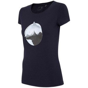T-shirt 4f H4l21-tsd060 30s - Granatowy; Xs