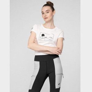 T-shirt 4f H4l22-tsd065 11s - Biały; L