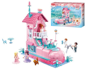 Klocki Sluban Bajkowy Ślub Wesele Domek Friends Girl's Dream 398 El.